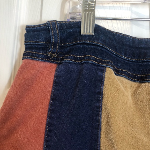 Versona BOHO Flare Striped Color Block Jeans Size 16 L - Picture 6 of 11